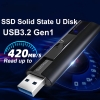 USB 3.2 SanDisk Extreme Pro CZ880 1TB (1000 GB) SDCZ880-1T00-G46 đọc 420MB/s ghi 380MB/s (Đen)