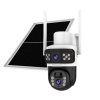 Camera sim 4G ngoài trời Vstarcam BG66ITR kèm tấm năng lượng mặt trời - phân giải 2K xem 3 màn hình