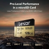Thẻ nhớ MicroSDXC Lexar GOLD 128GB / 256GB A1 V60 U3 4K UHS-II tốc độ đọc 280MB/s ghi 180MB/s (gold)