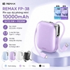 [CÓ 3C / CCC] Pin Dự Phòng Remax FP-38 / MH136 10000mAh siêu nhỏ Cổng TypeC 20W, Cáp TypeC 22.5W, L-ning 12W