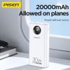 Sạc dự phòng siêu nhanh 30W Pisen D337 20000mAh có LCD - hỗ trợ QC 22.5W /PPS /PD 30W
