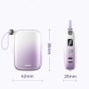Pin dự phòng siêu gọn Remax RPP-652 10000mAh tích hợp 2 cáp sạc nhanh QC 22.5W và PD 20W - cổng typeC hỗ trợ in/out (4 màu tuỳ chọn)