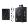 Ổ cứng di động gắn ngoài Samsung 1TB Portable SSD T9 ghi 1950MB/s đọc 2000MB/s - siêu bền chống va đập tốt (MU-PG1T0)