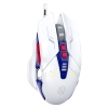 Chuột gaming có dây 7D INPHIC W9P DPI 4000 slient click cực êm - hỗ trợ Macro tinh chỉnh (trắng xanh)