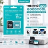 [CHUYÊN CAMERA] Thẻ nhớ microSDHC GOODCOOL Pro 32GB A2 UHS-I U3 quay ghi hình 2K/4K - kèm adapter SD (xanh)