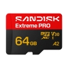 [MẪU MỚI] Thẻ Nhớ MicroSDXC SanDisk Extreme Pro 64GB A2 V30 U3 5K đọc 200MB/s ghi 90MB/s (Đen)