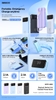 Pin dự phòng 10000mAh Remax RPP-683 sạc iphone 15 - tích hợp 3 cáp sạc 3 cổng sạc (màu ngẫu nhiên)