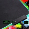 Miếng lót chuột có đèn led RGB NTC kích thước 30x25x4cm - Loại Mousepad Speed (đen)