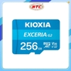 Thẻ nhớ microSDXC Kioxia Exceria G2 256GB UHS-I U3 đọc 100MB/s ghi 50MB/s (Xanh)