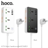 Ổ cắm điện thông minh Hoco AC7 / AC7A 1 USB TypeC, 3 USB-A max 3.4A 17W, 3 Socket, công suất 2500W (màu Random)