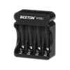 Bộ Box sạc nhanh kèm 4 pin AA 1.5V Li-ion Beston M7031 2200mWh / 1460mAh, Đèn báo thông minh