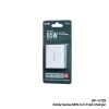 Cốc sạc nhanh 2 cổng Remax RP-U125 GaN 65W, USB 3.0 QC và PD TypeC (Trắng)