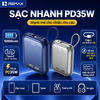 [CÓ 3C / CCC] Pin Dự Phòng Remax AS-181-35 10000mAh Cổng & Cáp TypeC 35W, cáp L-ning 20W, USB 22.5W