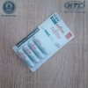 Vỉ 4 pin sạc AAA Fujitsu 750mAh made in JAPAN - nội địa Nhật Bản (trắng)