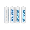 Pin sạc 1.2V Ni-Mh Beston AA 2000mah / 3000mAh / 3300mAh, AAA 1100mah / 1300mAh, Box sạc C8001 / C8002 / C8003