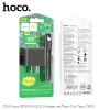 Bộ sạc Hoco CS14 chân dẹp, Type-C PD 20W kèm cáp TypeC to TypeC hoặc TypeC to Lightning (Đen)