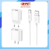 Bộ sạc nhanh USB to Type-C Hoco C109A / C109 QC3.0 18W cho điện thoại Android, dài 100cm (Trắng)