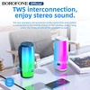 Loa bluetooth đa năng Borofone BR20 V5.0 công suất 10W đèn led RGB cục đẹp - hỗ trợ USB/TF/FM/AUX (4 màu)