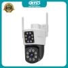 Camera IP wifi ONVIF ngoài trời Vstarcam C662DR phân giải fullHD 1080p thiết kế 2 màn hình có cổng LAN