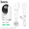 Camera IP wifi Hoco D1 3.0MPX FullHD+ phân giải 2304*1296P - đàm thoại 2 chiều, quan sát rộng, xoay 360 độ (Trắng)