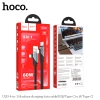 Cáp sạc nhanh 4 đầu Hoco U119 TypeC to TypeC 60W / TypeC to LN 27W / USB-A to TypeC 15W, dài 1.2M