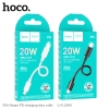 Cáp sạc ngắn 25cm Hoco X96 USB-A to C 100W / C to C 60W / C to LN 20W / USB-A to LN 12W (màu Random)