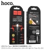 Cáp sạc có Led và truyền Data Hoco UD02 Pro 3A dài 1M, tùy chọn cổng LN / Type-C / Micro-USB QC3.0 (Đen)