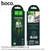 Cáp sạc nhanh Hoco DM-X6 max 3A, dài 1M, có đèn Led, 3 chân sạc tùy chọn (Đen)
