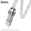 Cáp sạc nhanh Hoco U113 cổng USB to TypeC 100W / TypeC to Lightning 20W / TypeC to TypeC 100W dài 1M