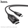 Cáp chuyển đổi TypeC sang HDMI / HDTV UA16 hỗ trợ 4K, dài 2M (Xám)