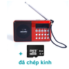 Loa đài FM Craven CR-65 có khe Thẻ nhớ/ USB/ Tai nghe/ Đèn pin - dùng pin sạc BL-5C (không thẻ và có kèm thẻ)