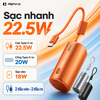 [CHỨNG NHẬN 3C / CCC] Pin Dự Phòng nhỏ gọn Remax FP-110 10000mAh Cổng TypeC PD 20W, Cáp TypeC 22.5W - cáp typec hỗ trợ sạc in out