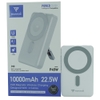 Pin sạc dự phòng không dây Phantom P45W 10000mAh Kèm 2 cáp Output, Wireless 15W, TypeC PD 20W, Kiêm giá đỡ điện thoại