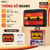 Sạc dự phòng REMAX RPP-B1 10000mah sạc nhanh typeC PD 27W USB QC 22.5W - thiết kế kiểu cassette (cam)