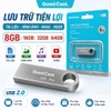 USB 2.0 kim loại nguyên khối GOOD COOL U29 dung lượng 8GB đọc 20MB/s ghi 10MB/s (bạc)
