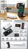 Pin dự phòng 5-in-1 Remax RPP-D3 10000mAh, Sạc không dây 15W, 2 cổng USB output 22.5W, kiêm giá đỡ điện thoại