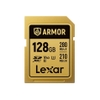 Thẻ nhớ Máy Ảnh SDXC Lexar ARMOR 64GB / 128GB UHS-II U3 4K V60 Đọc 280MB/s, Ghi 210MB/s (Gold Series)