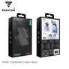 Pin dự phòng không dây PHANTOM P60W 10000mAh Sạc magsafe 15W / TypeC PD 20W / LN out 18W, Có 3C, Kèm Cáp sạc, Kiêm Giá Đỡ Điện Thoại