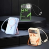 (Có 3C) Pin sạc dự phòng không dây PHANTOM P62W 20000mAh Sạc Magnetic 15W, TypeC / Lightning PD 20W, Tích hợp 2 cáp, Có giá đỡ, Tản nhiệt