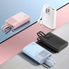 (Có 3C) Pin dự phòng PHANTOM P64 20000mAh / P63 10000mAh TypeC PD 35W & USB-A QC 3.0 22.5W, Kèm 2 Cáp sạc ra
