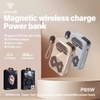 (Có 3C) Pin sạc dự phòng không dây PHANTOM P65W 20000mAh sạc Magnetic 15W, TypeC & Lightning PD 20W, USB-A 22.5W, Chân cắm AC