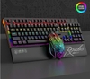 Combo Bàn phím Cơ led đa màu và Chuột Gaming Deiog M115 Full size 104 phím, Antighost 19 phím, Chống nước IP68