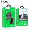 Giá đỡ kẹp điện thoại cho ô tô / xe hơi Hoco CA95 Gắn trên Taplo, Mặt kính (Đen)