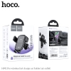 Giá đỡ kẹp điện thoại trên ô tô, xe hơi kiêm Sạc không dây Hoco HW1 Pro Gắn trên lọc gió (Đen)