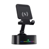 Loa bluetooth kiêm giá đỡ điện thoại và sạc không dây Kisonli M-5 công suất 8W (Màu Random)