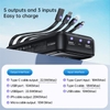 Pin dự phòng Remax FCP-2 20000mAh, USB-A & TypeC PD 22.5W, 3 đầu vào, 6 đầu ra, Màn hình LCD