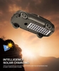 Loa Bluetooth dùng Pin năng lượng mặt trời Kisonli B3 Thiết kế mô hình Ô Tô, Có đèn Pin, hỗ trợ TF/USB/AUX/FM/TWS