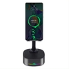 Loa bluetooth kiêm giá đỡ điện thoại và sạc không dây Kisonli M-5 công suất 8W (Màu Random)