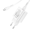 Cốc lẻ / Bộ cốc cáp sạc Hoco N22 TypeC to TypeC PD 25W, QC3.0 (Trắng)