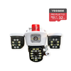 Camera ngoài trời IP wifi PTZ Yoosee W950 4 mắt 3 màn hình phân giải 1920P x 3240 FullHD+ 2 Râu - led trợ sáng led hồng ngoại (4 phân loại)